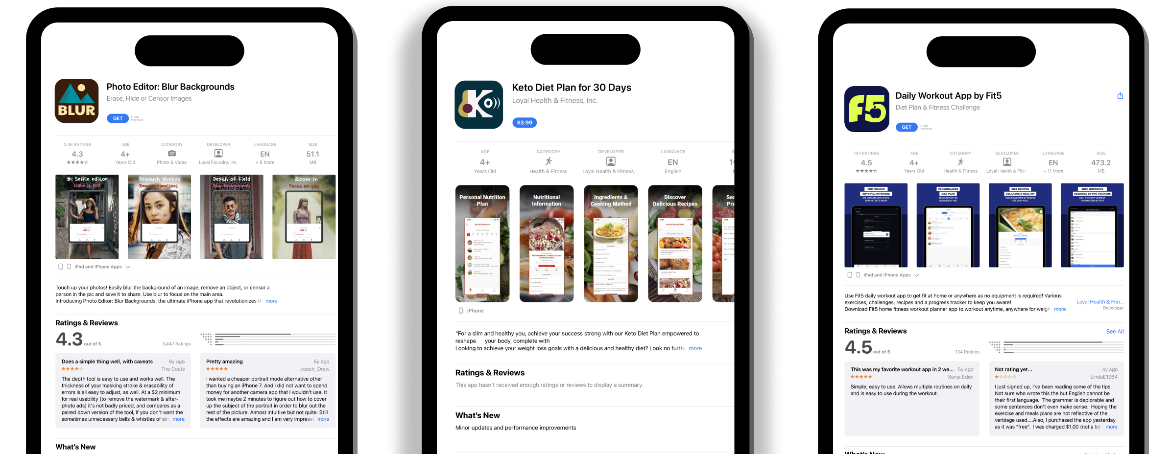 Loyal App Store Frames